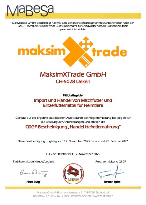 QSGF Bescheinigung 2