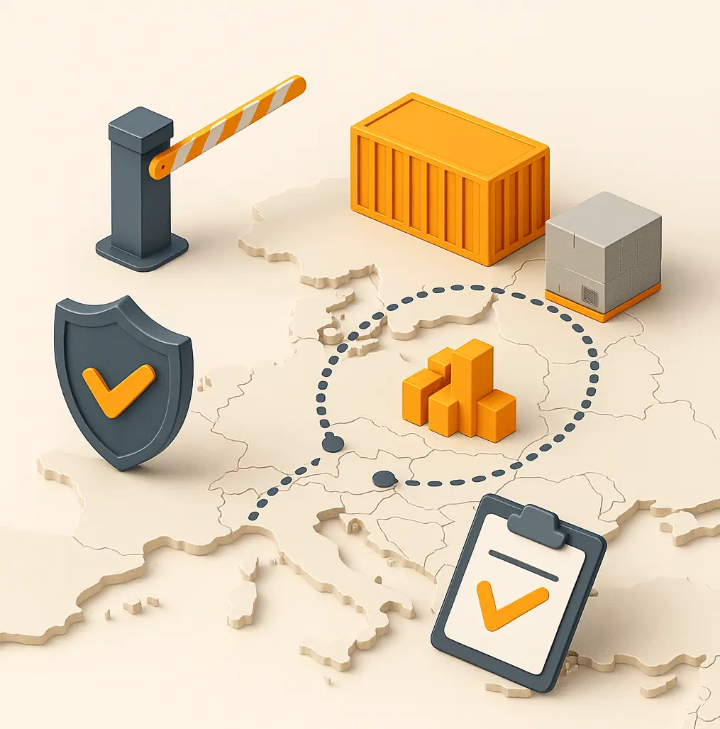 Logistik und Transportmanagement für internationalen Handel